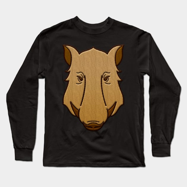 Boar Long Sleeve T-Shirt by aaallsmiles